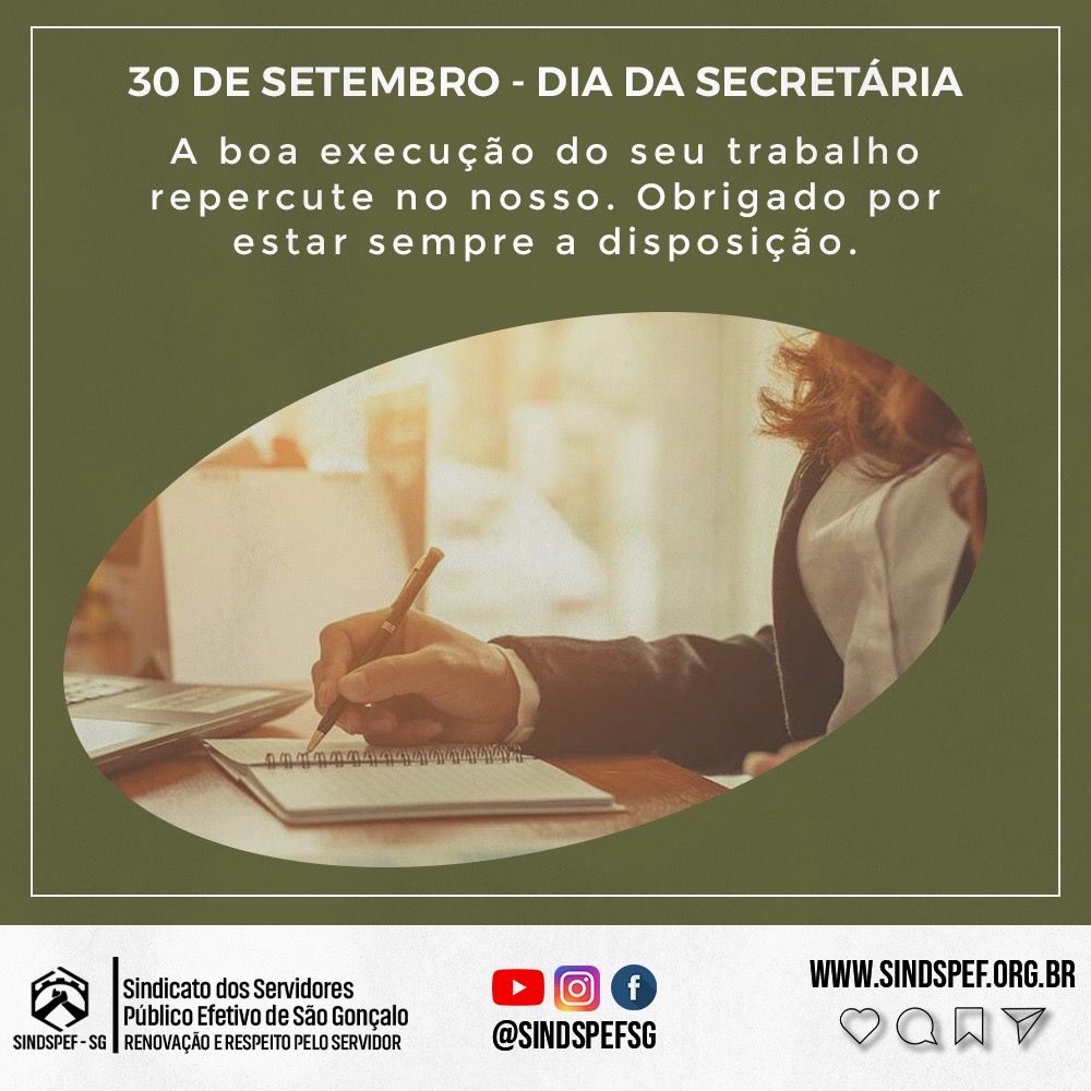 Dia da Secretária (30/09)