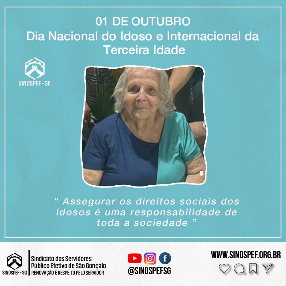 Dia internacional do Idoso, Homenageamos a nossa querida Dona Zoe Beatriz